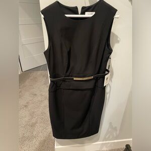 Calvin Klein sleeveless black dress